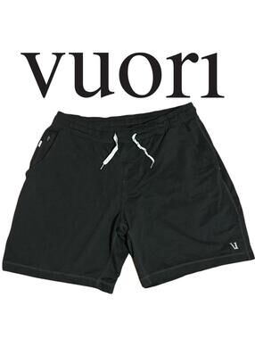 Men’s Vuori Black Activewear Gym Shorts - READ!